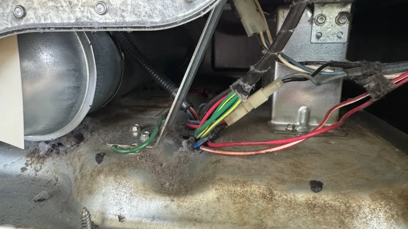 Control board wiring inspection