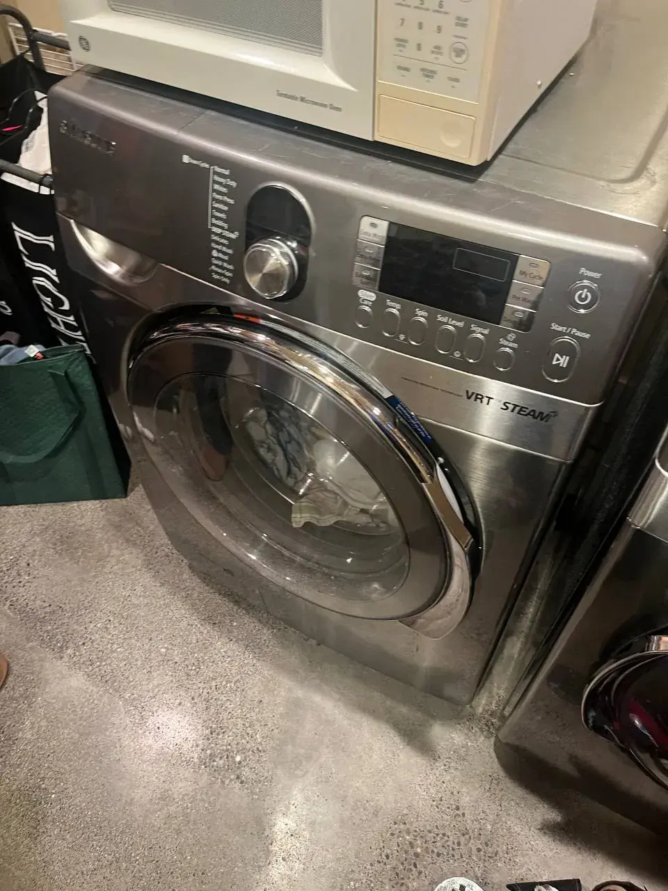 Dryer drum open for service